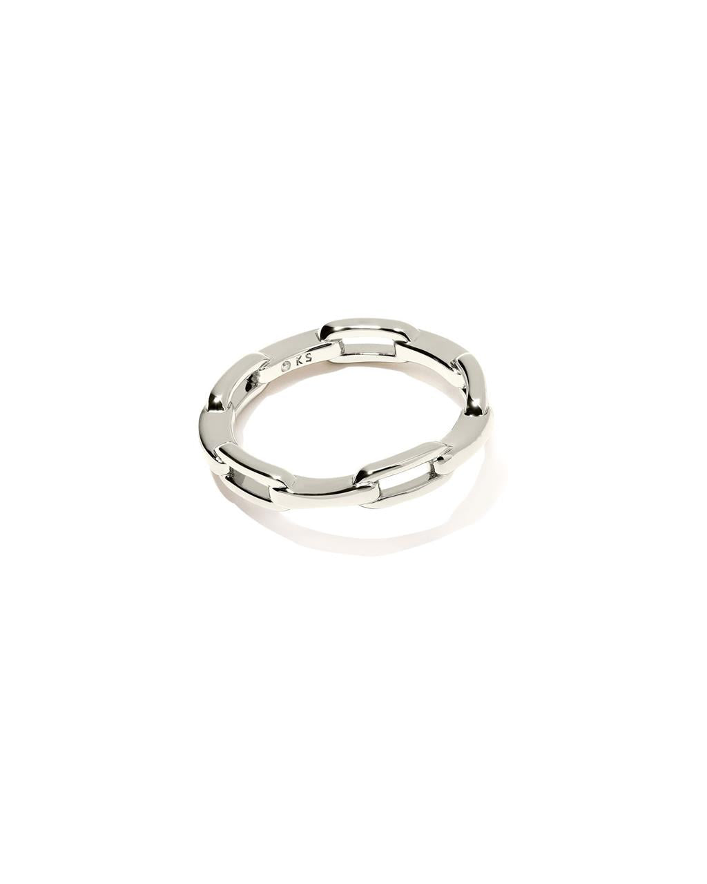 Kendra Scott ANDI BAND RING RHODIUM METAL