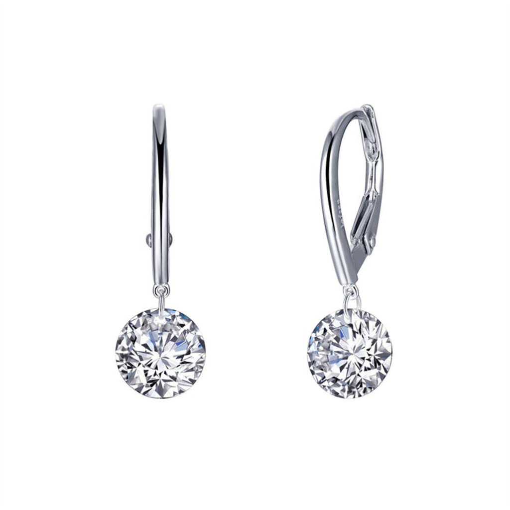 Lafonn Leverback Frameless Earrings