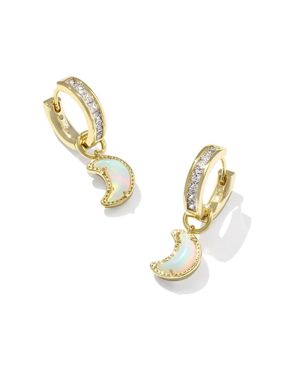 Kendra Scott Moon Huggie Earrings