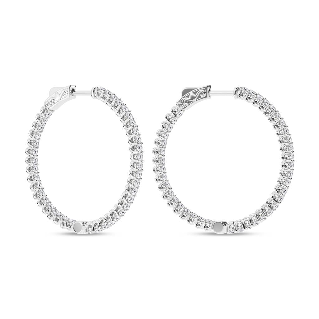 Lab Grown Diamond Hoops