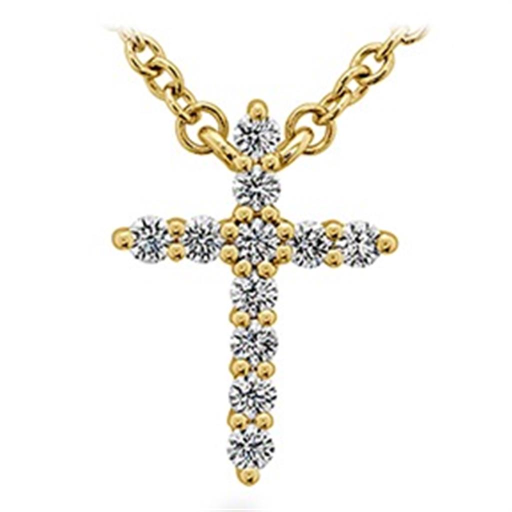 Hearts on Fire Signature Cross Pendant