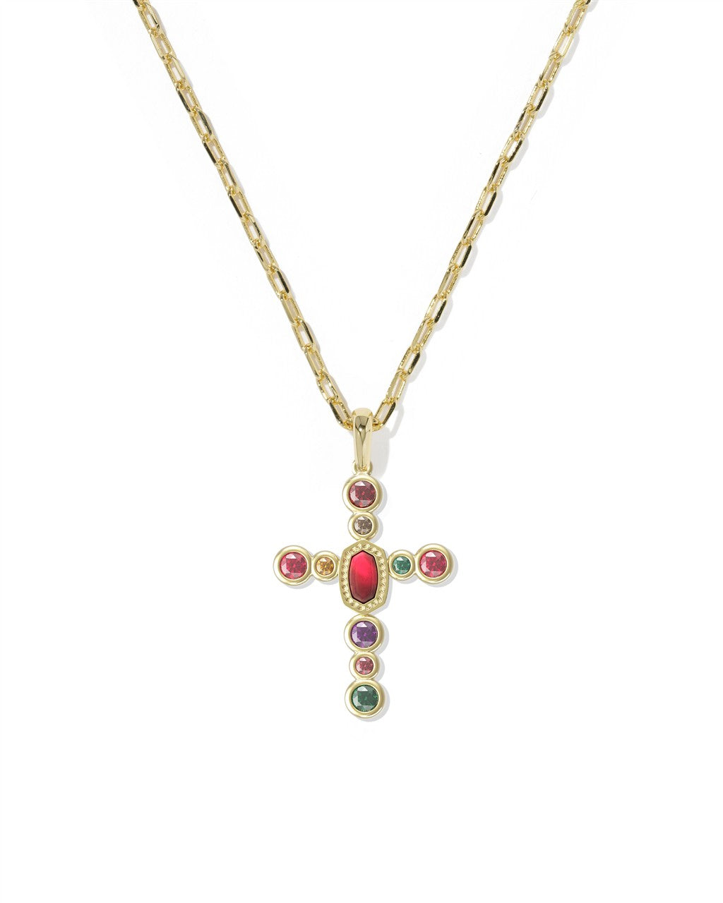 Cross Tennis Short Pendant Necklace