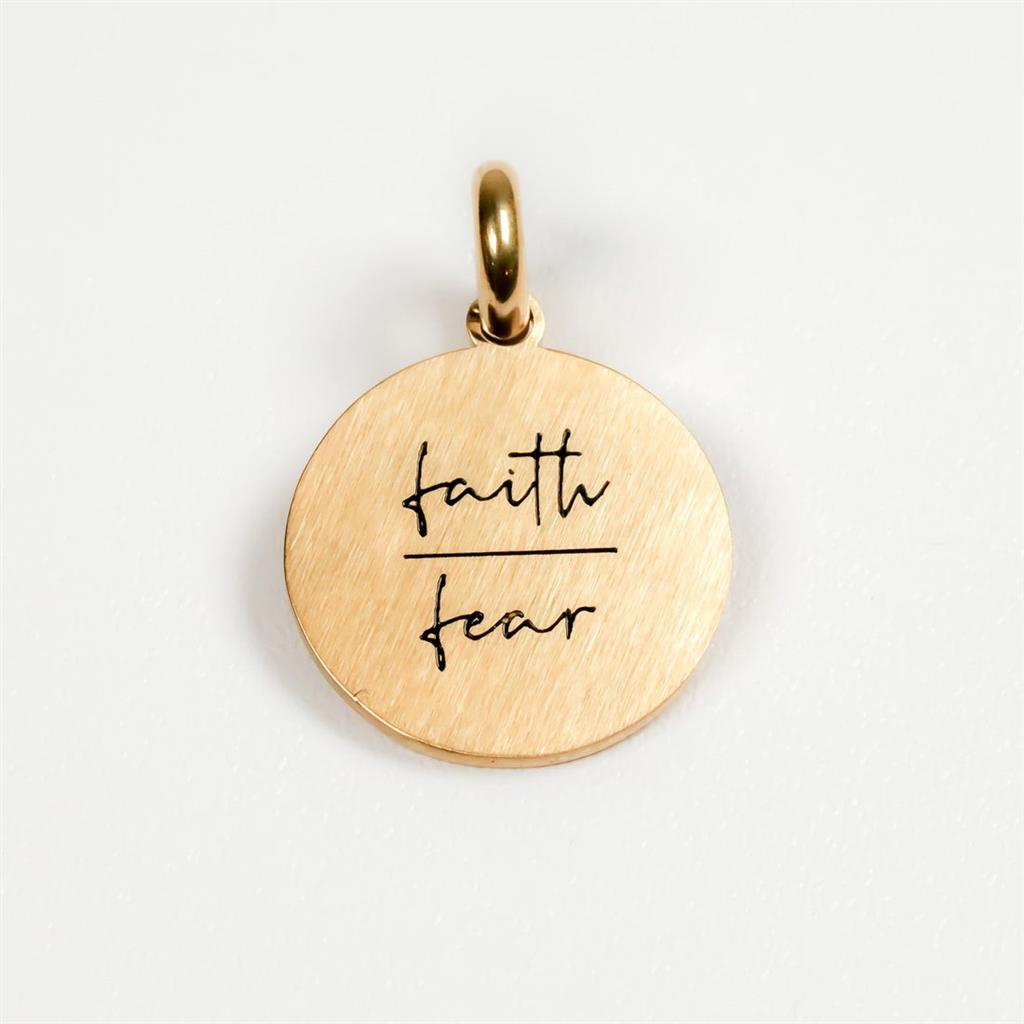 Faith Over Fear Charm