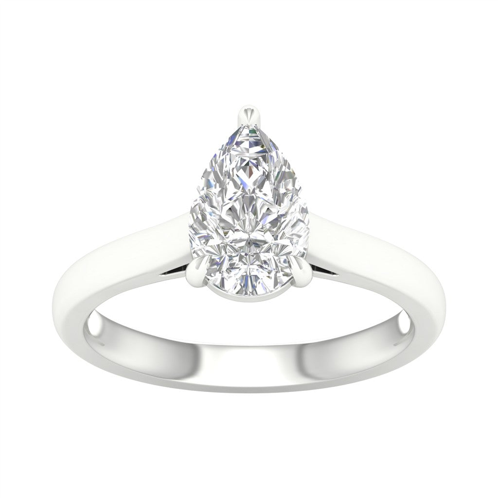 Lab Grown Solitaire Engagement Ring