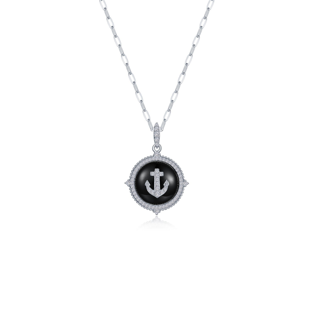 Lafonn Voyager Anchor Pendant Necklace