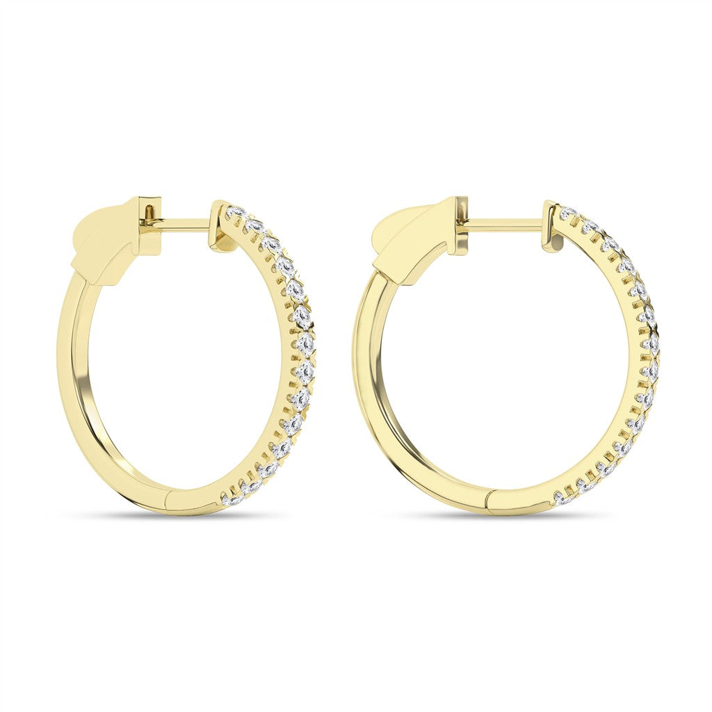 Lab Grown Diamond Hoops