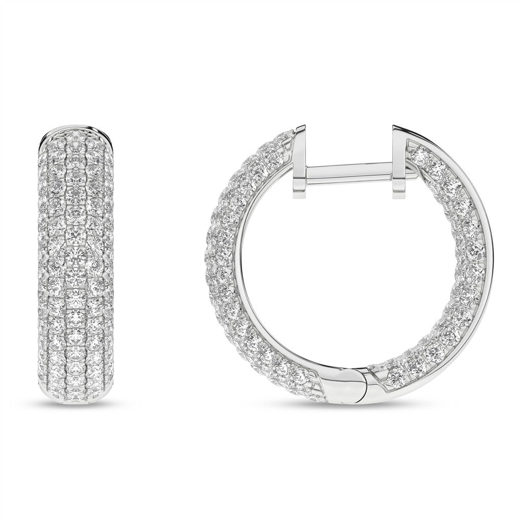 Lab Grown Diamond Hoops