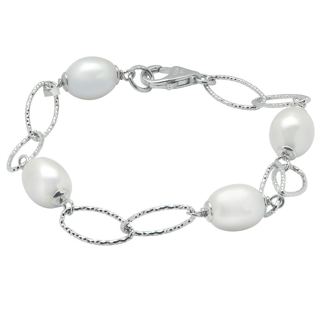 Sterling Silver Freshwater Pearl Bracelet