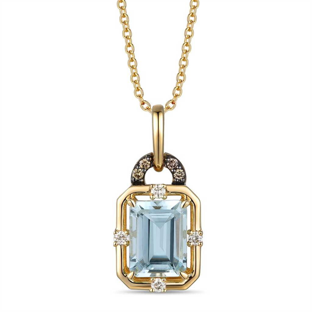 Le Vian Aquamarine Pendant Necklace