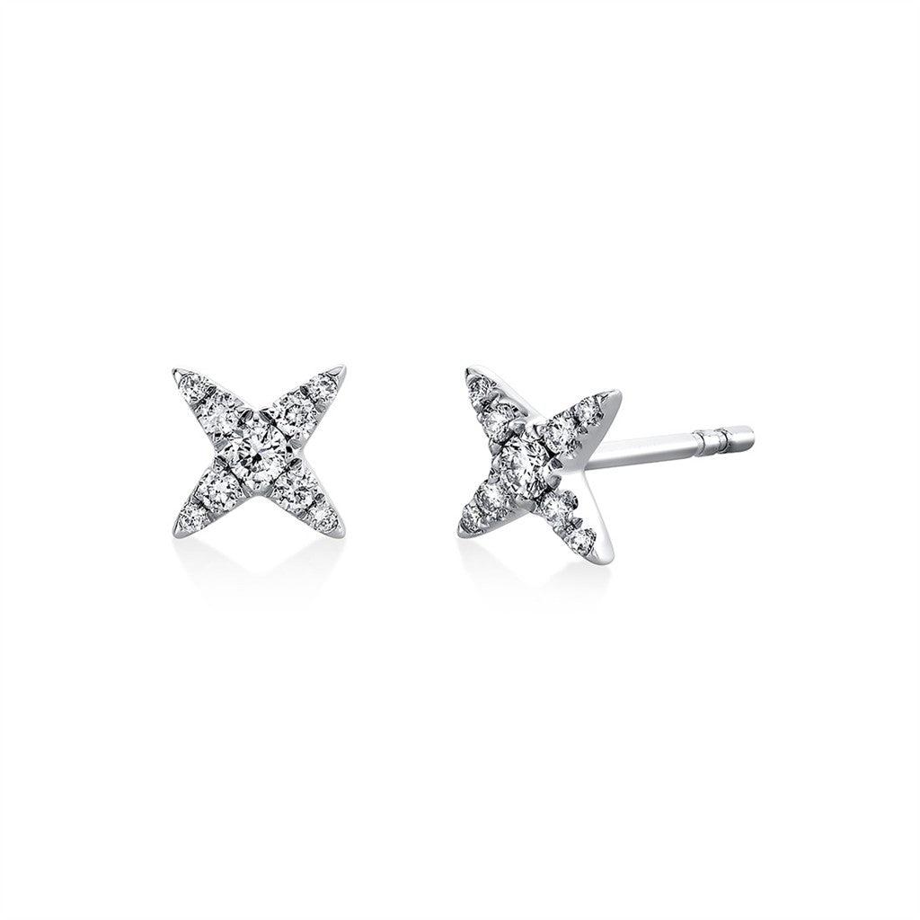 Diamond Star Earring