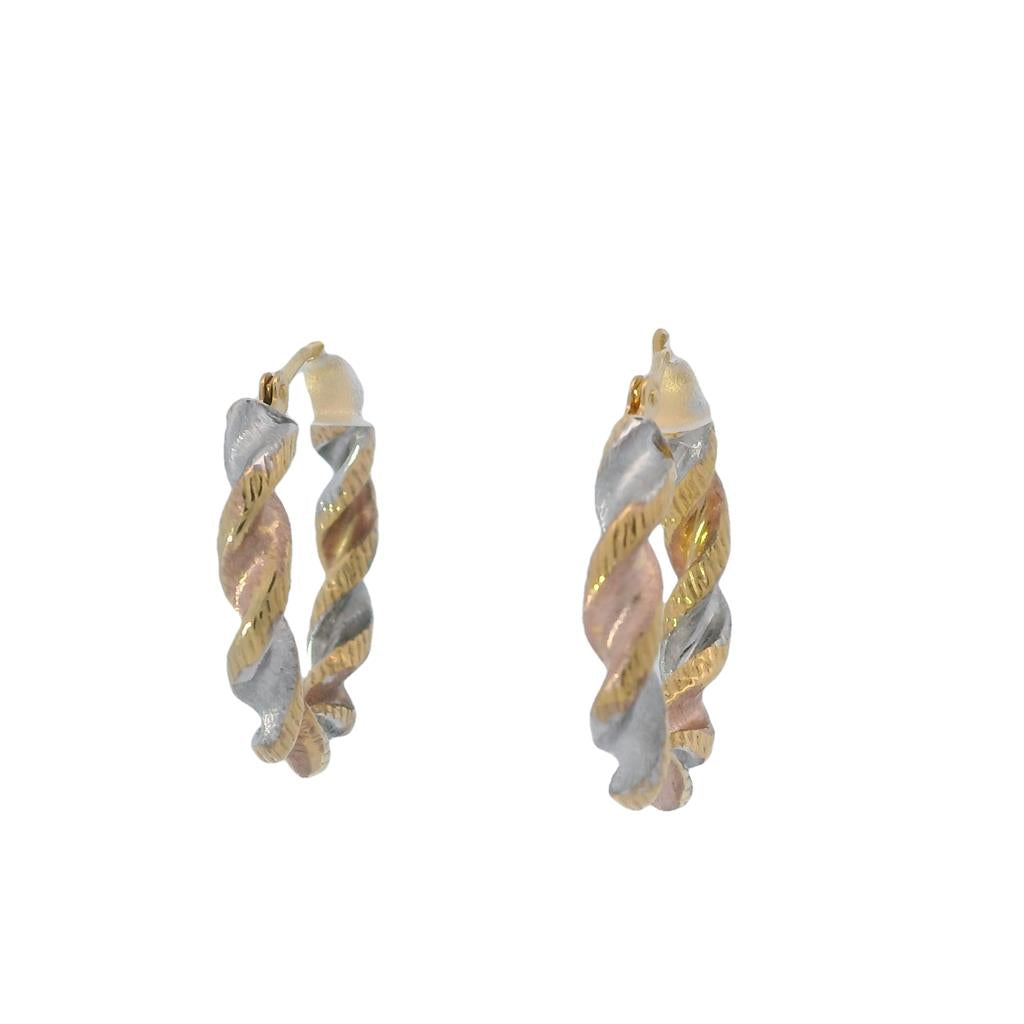 Candela Twist Hoop Earrings