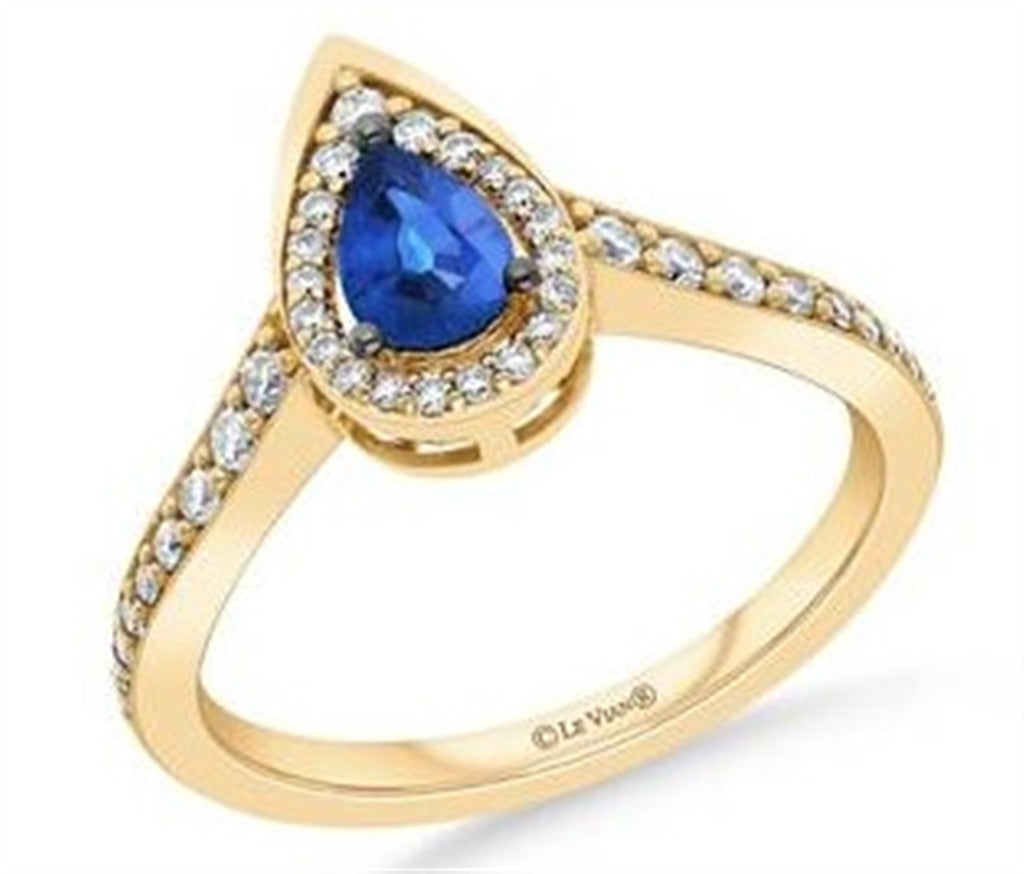 Sapphire and Diamond Ring