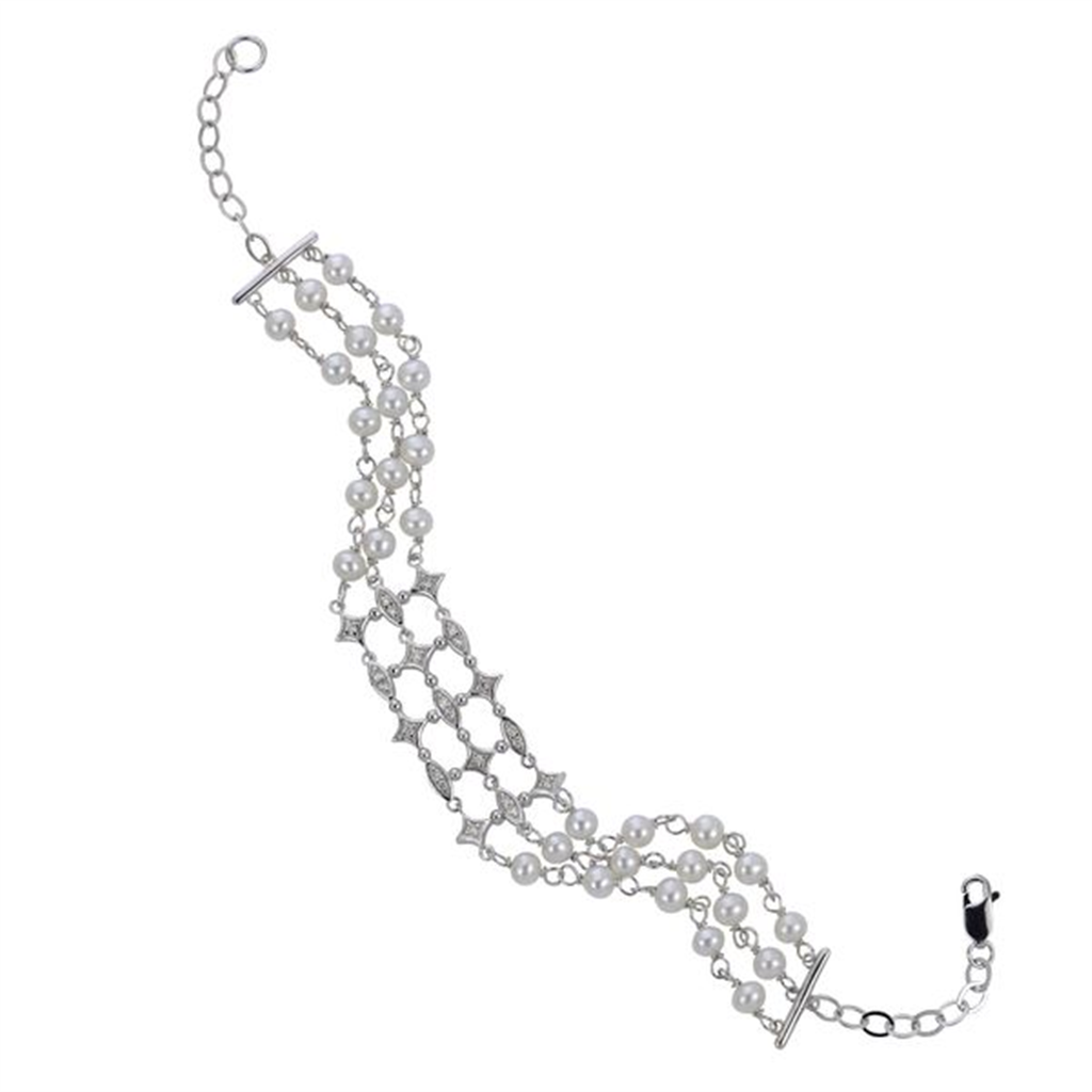 Sterling Silver Freshwater Pearl Bracelet