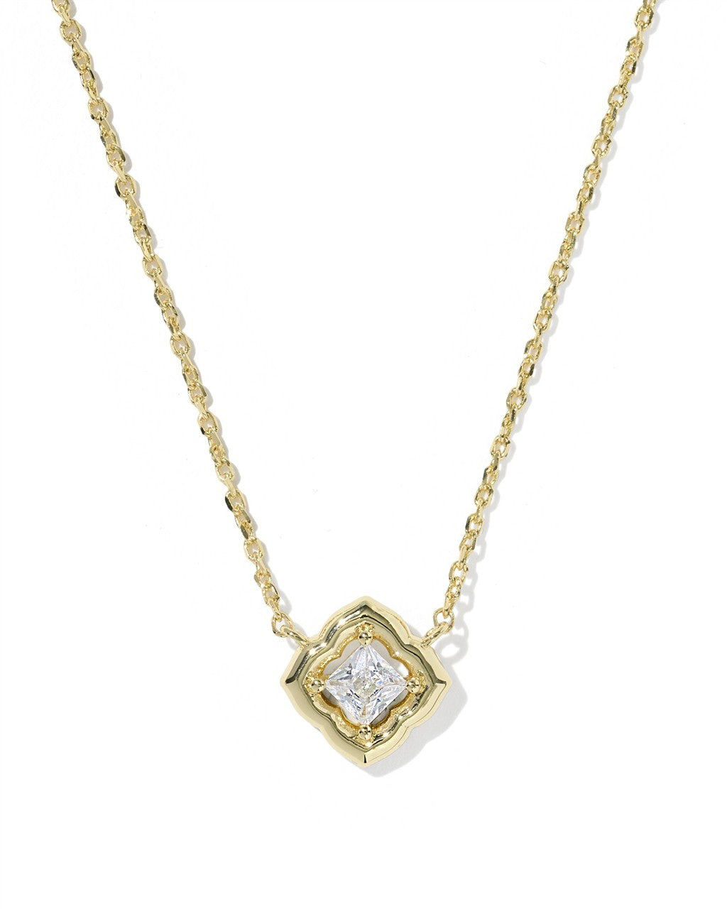 Mallory Crystal Short Pendant Necklace