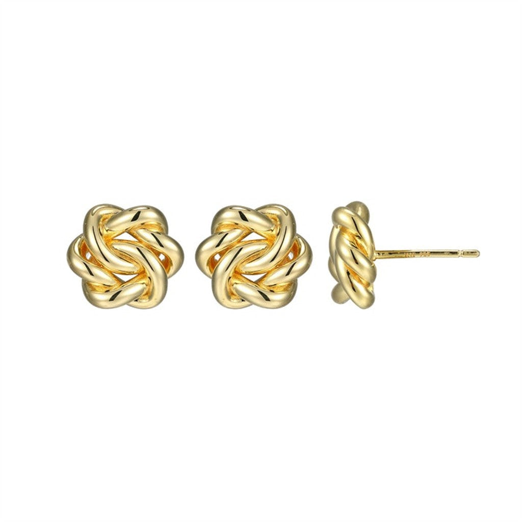 Elle Eternal Knot Stud Earrings