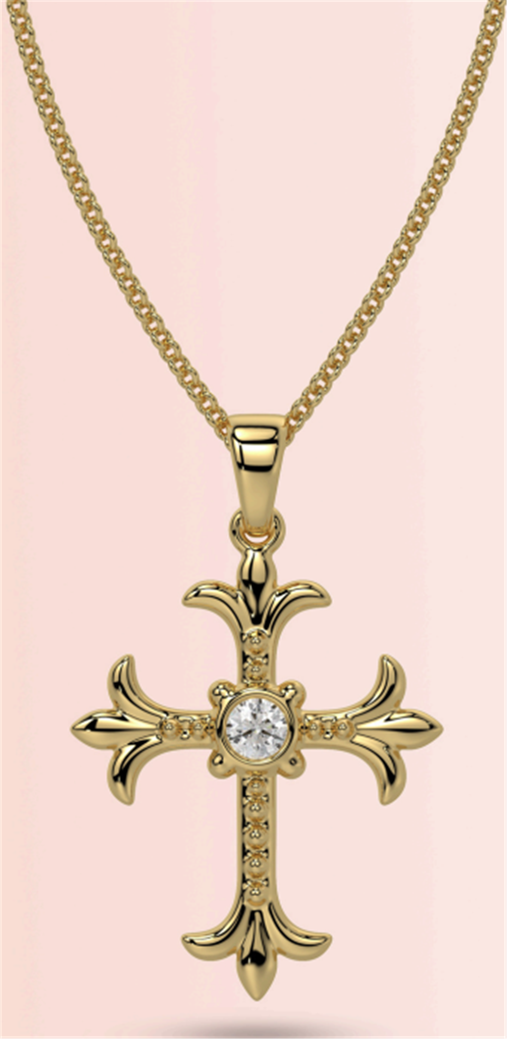 Diamond Cross Pendant
