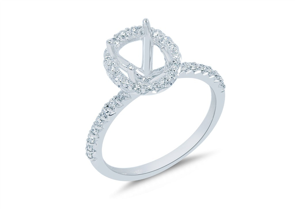 Diamond Semi Mount Engagement Ring
