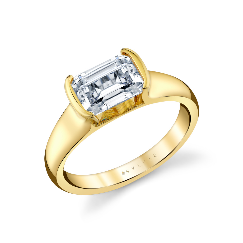 Emerald Engagement Ring