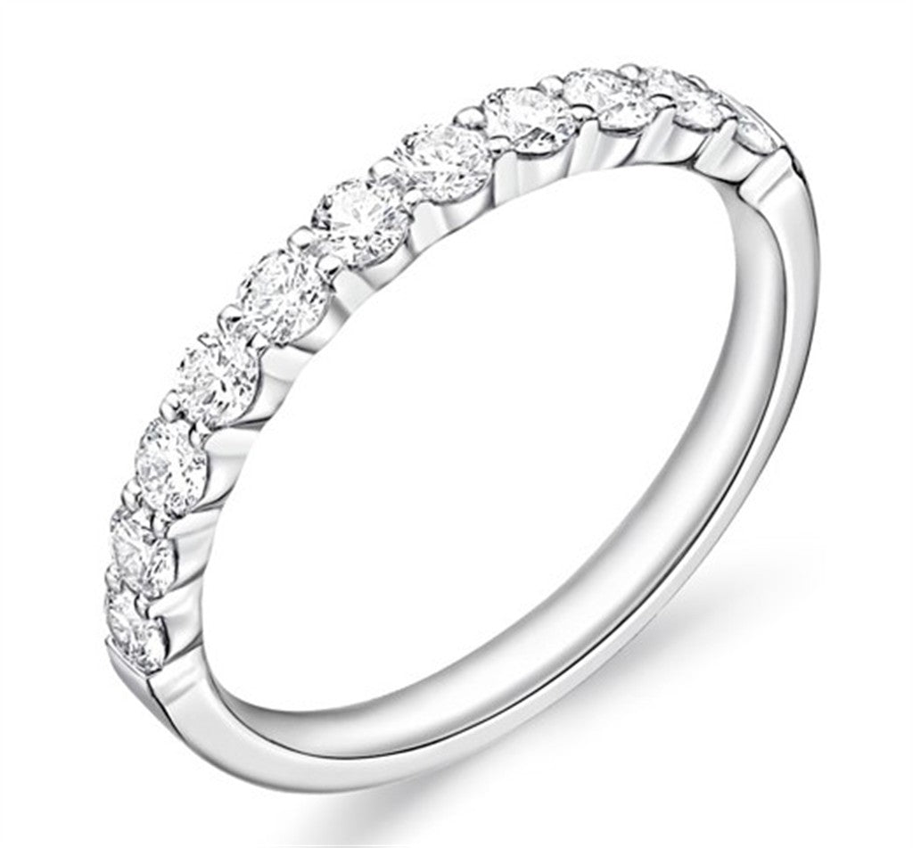 Petite Prong 11-Stone Diamond Band