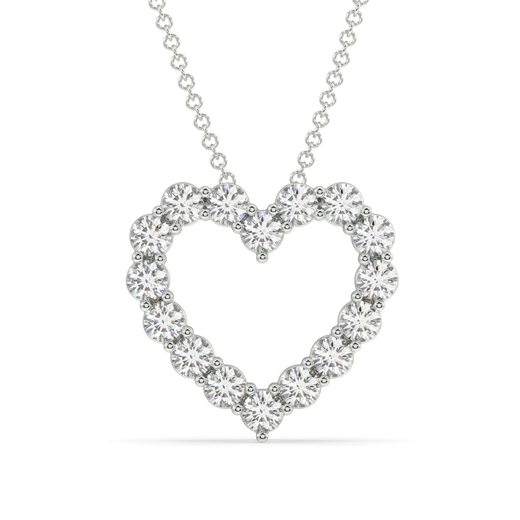 Lab Grown Diamond Heart Pendant