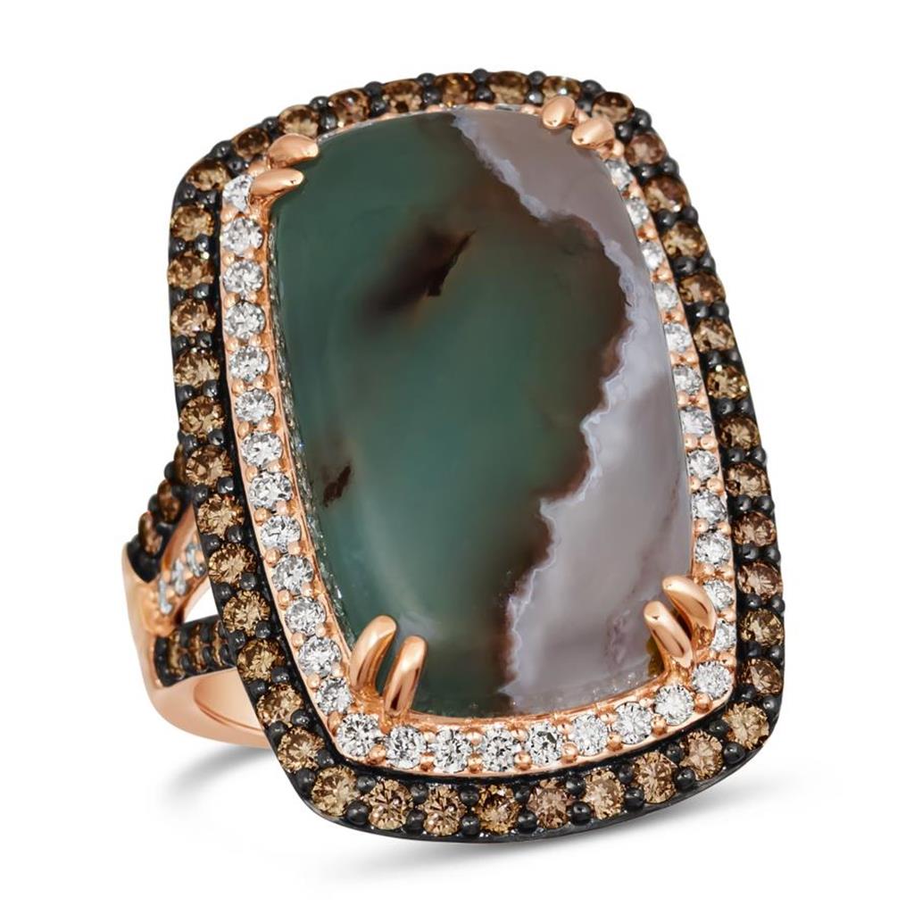 Le Vian® Ring featuring Peacock Aquaprase™ Chocolate Diamonds® , Nude Diamonds™