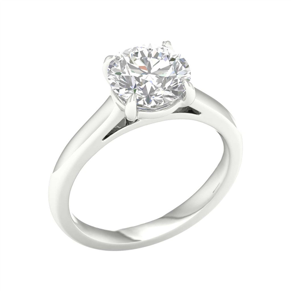 Lab Grown Solitaire Engagement Ring