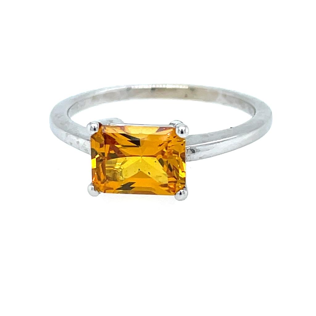 Chatham Yellow Sapphire Ring