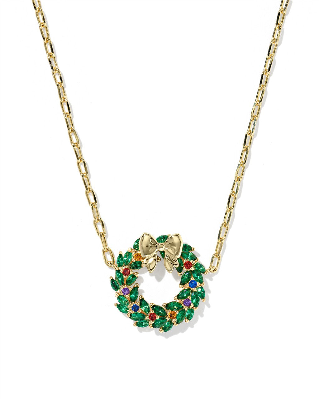 Wreath Short Pendant Necklace