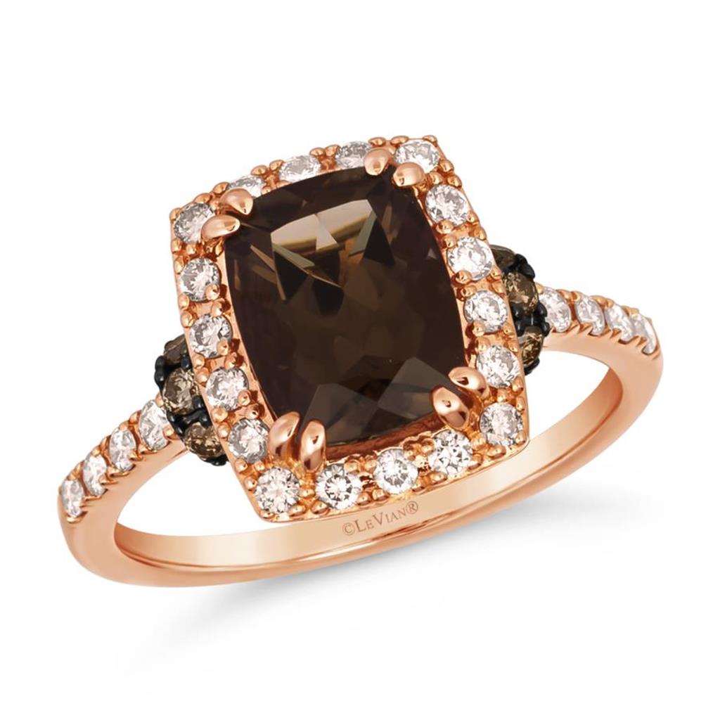 Le Vian® Ring featuring Chocolate Quartz® Nude Diamonds™ , Chocolate Diamonds