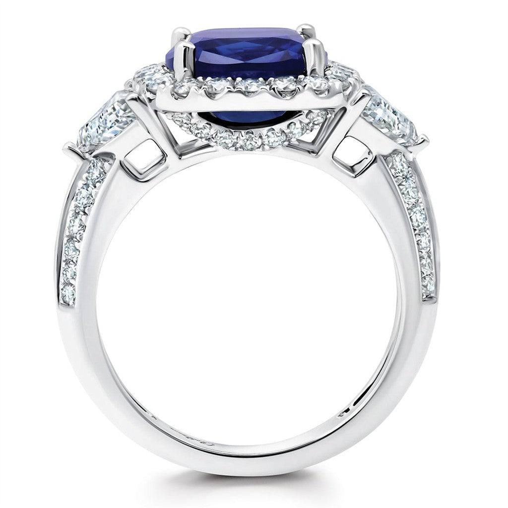 Chatham Blue Sapphire Ring
