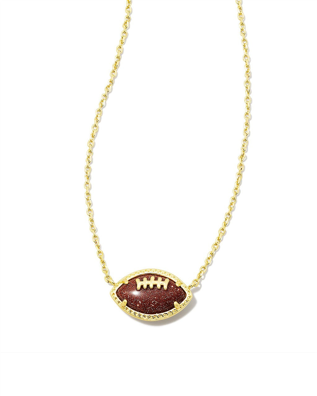 KS Football Short Pendant Necklace
