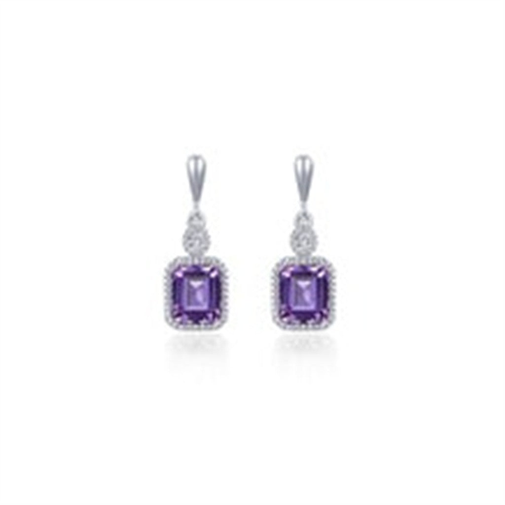 LAFONN AMETHYST EARRING