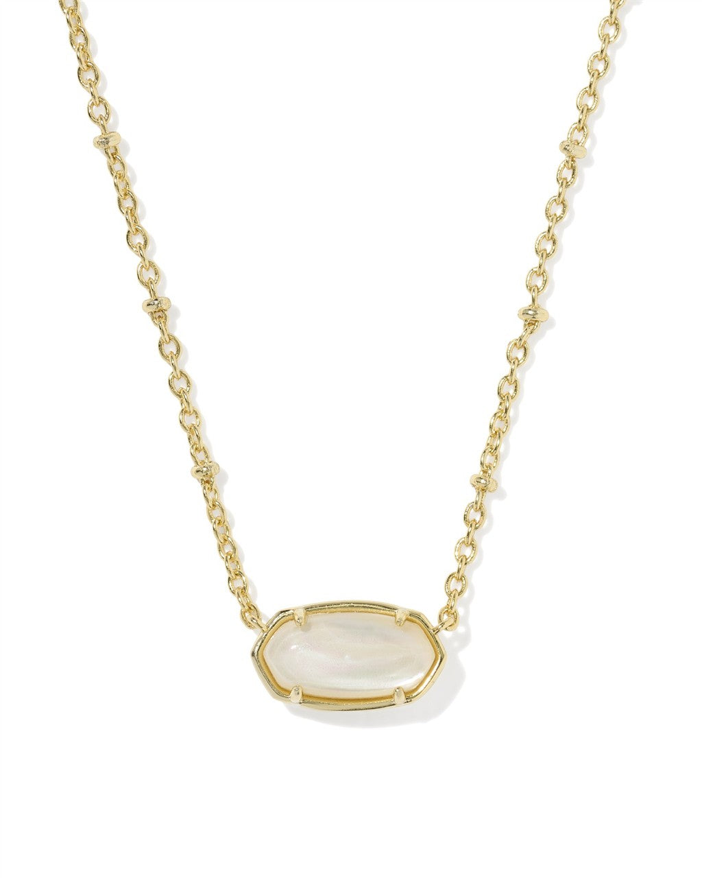 Tiger Striped Elisa Short Pendant Necklace