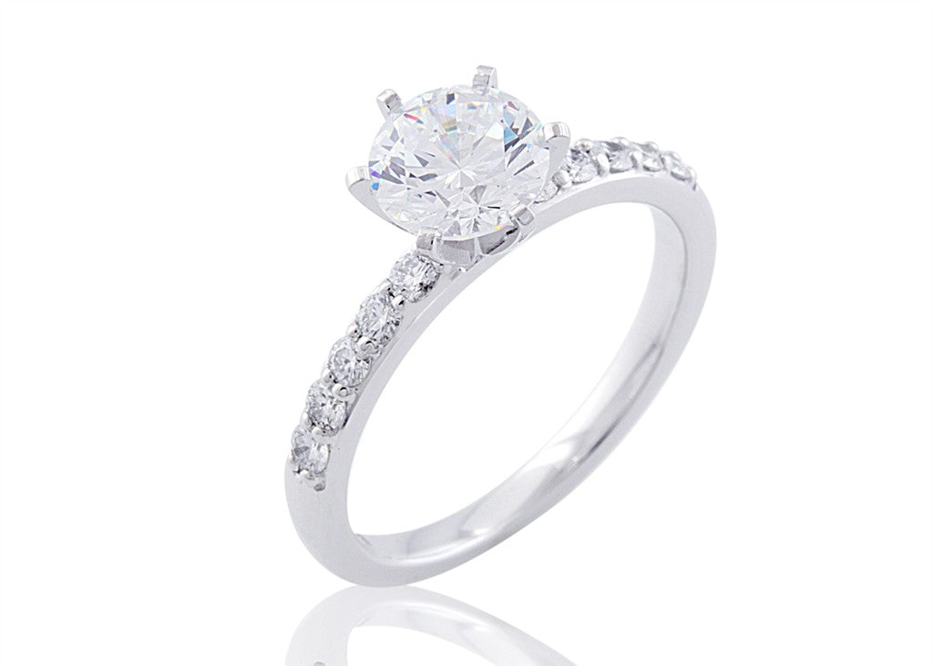 Diamond Semi Mount Engagement Ring