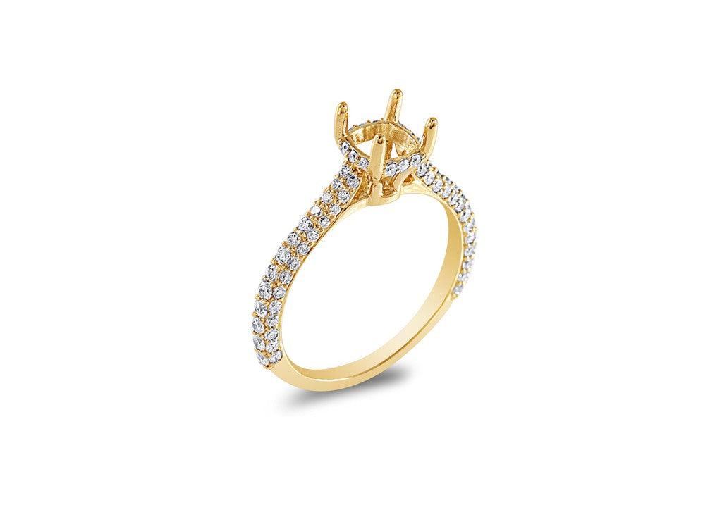 Diamond Semi Mount Engagement Ring