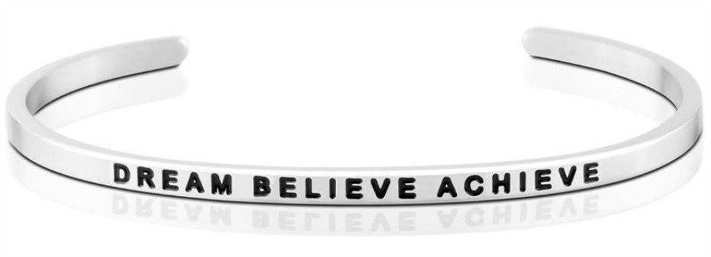 Dream Believe Achieve Bangle Bracelet