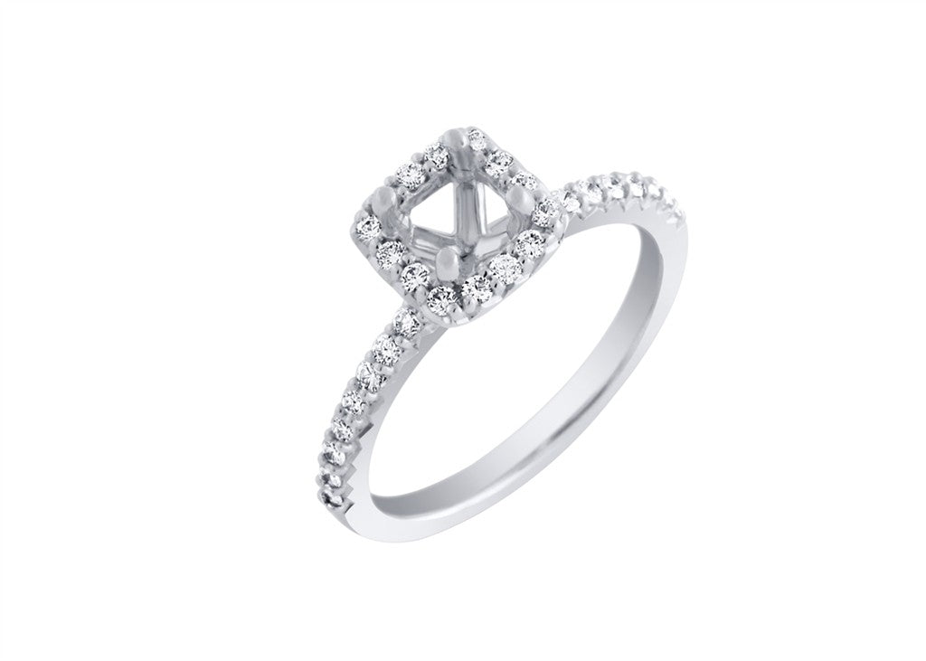 Diamond Semi Mount Engagement Ring