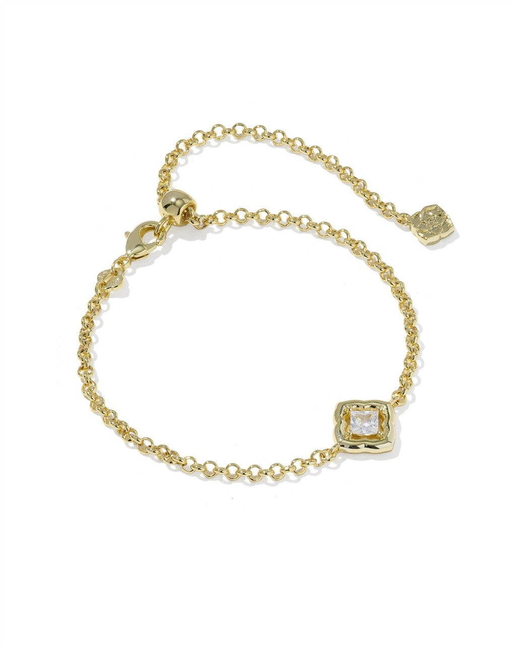 Mallory Crystal Delicate Chain Bracelet