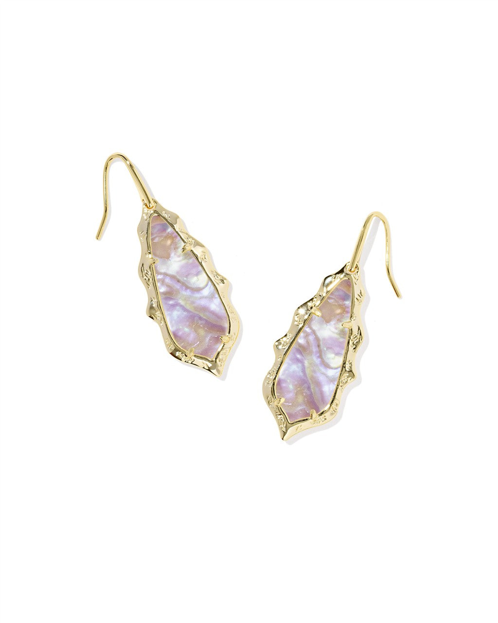 ADRIANA SCALLOP FRAME DROP EARRINGS