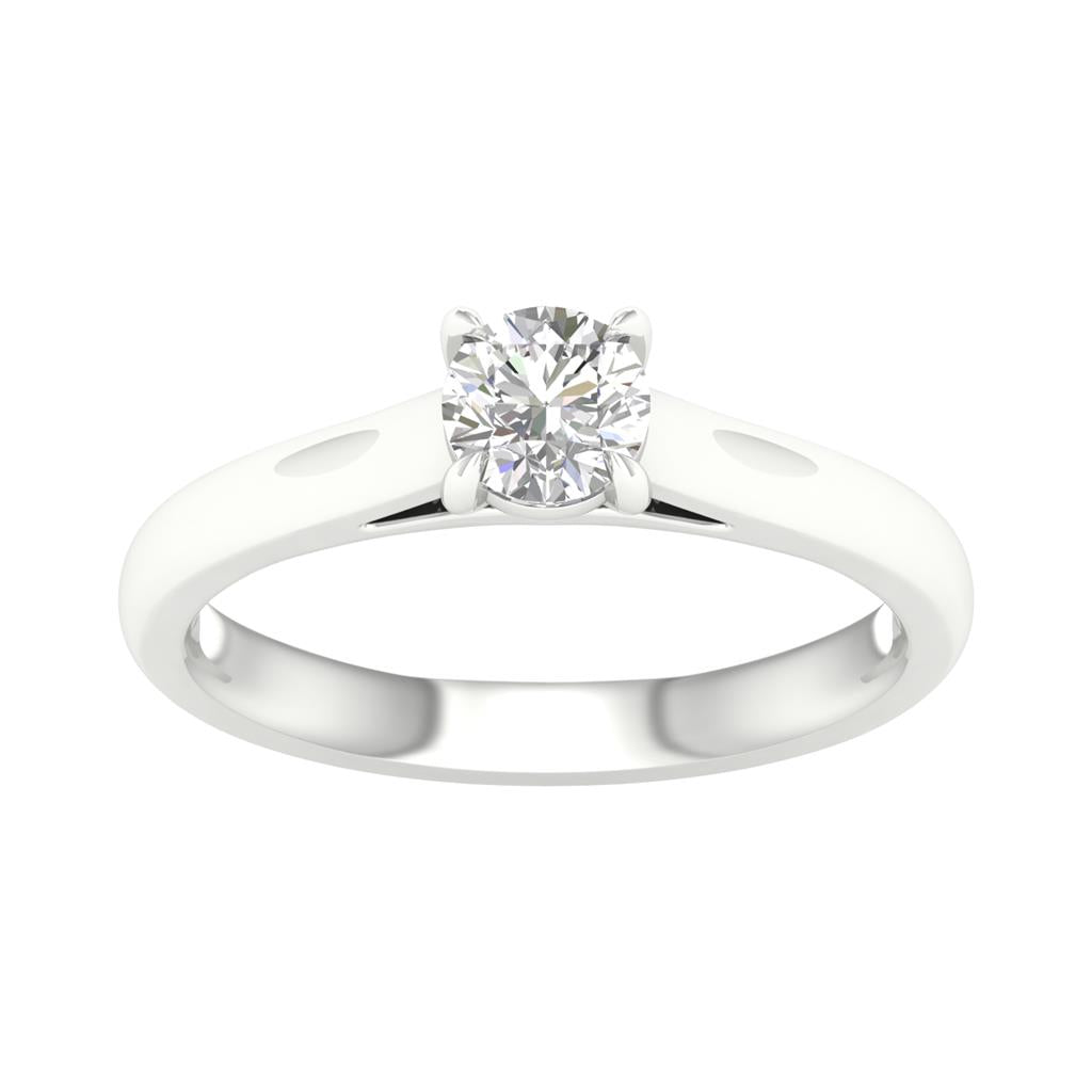 Lab Grown Solitaire Engagement Ring