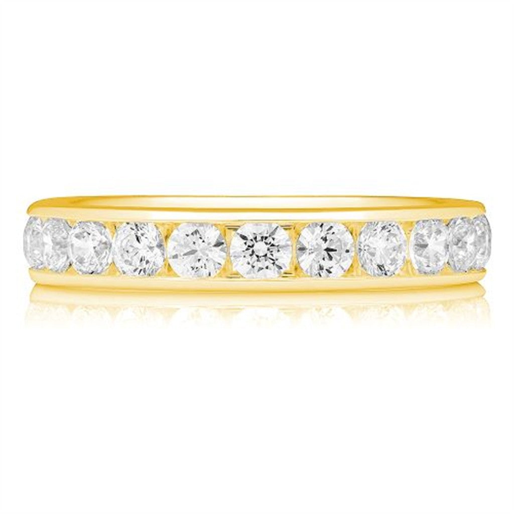 14KY Diamond Anniversary Band