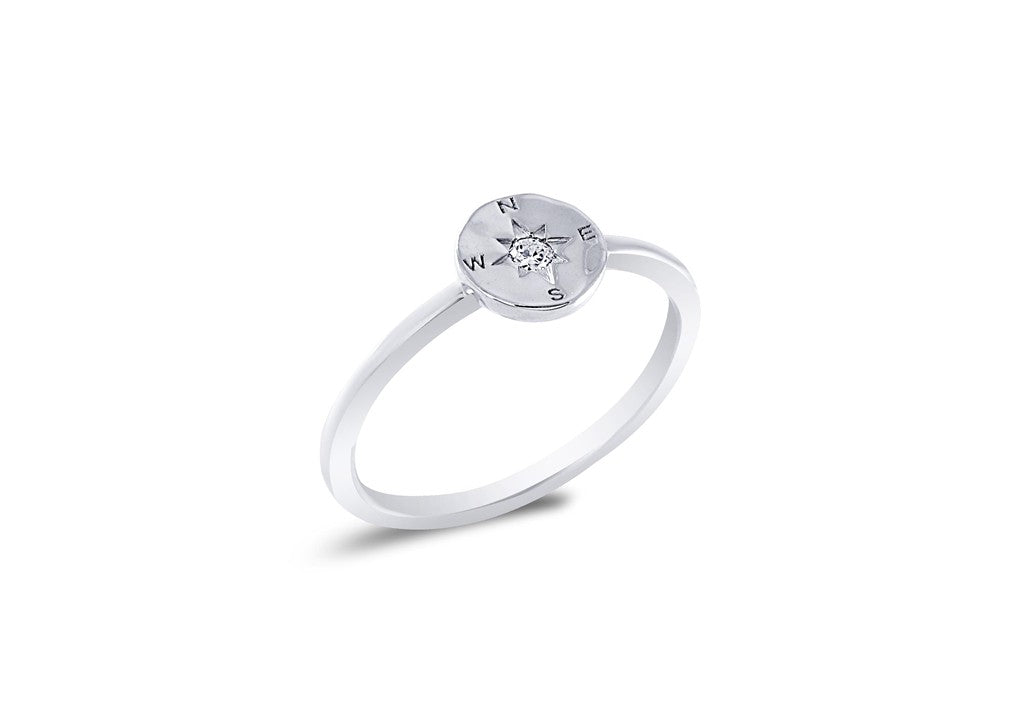 Diamond Compass Ring