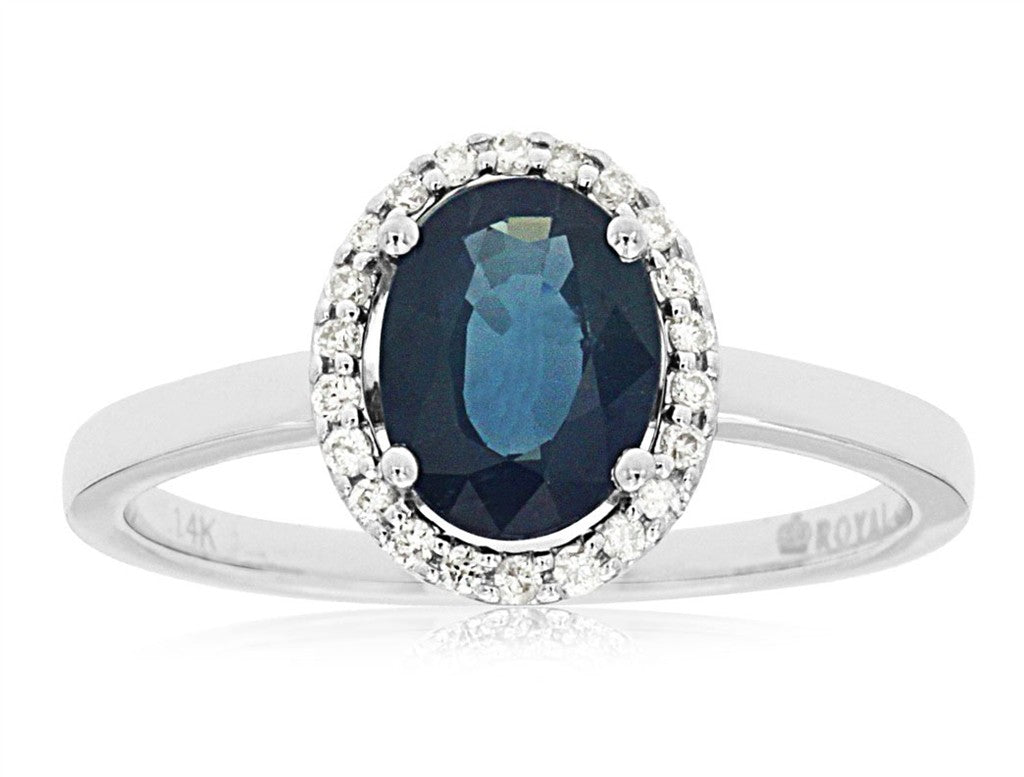 Sapphire & Diamond Ring