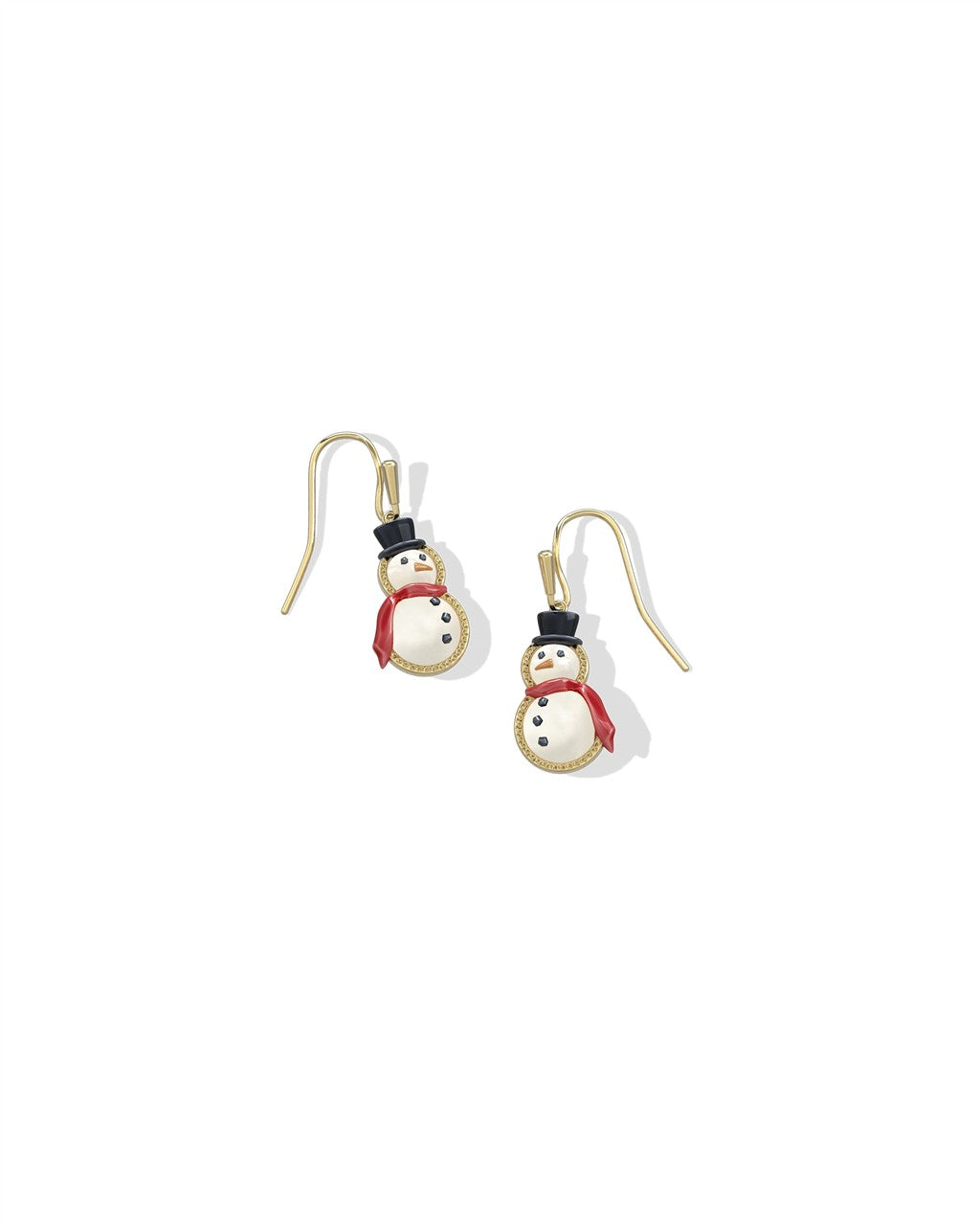 Snowman Drop Earrings