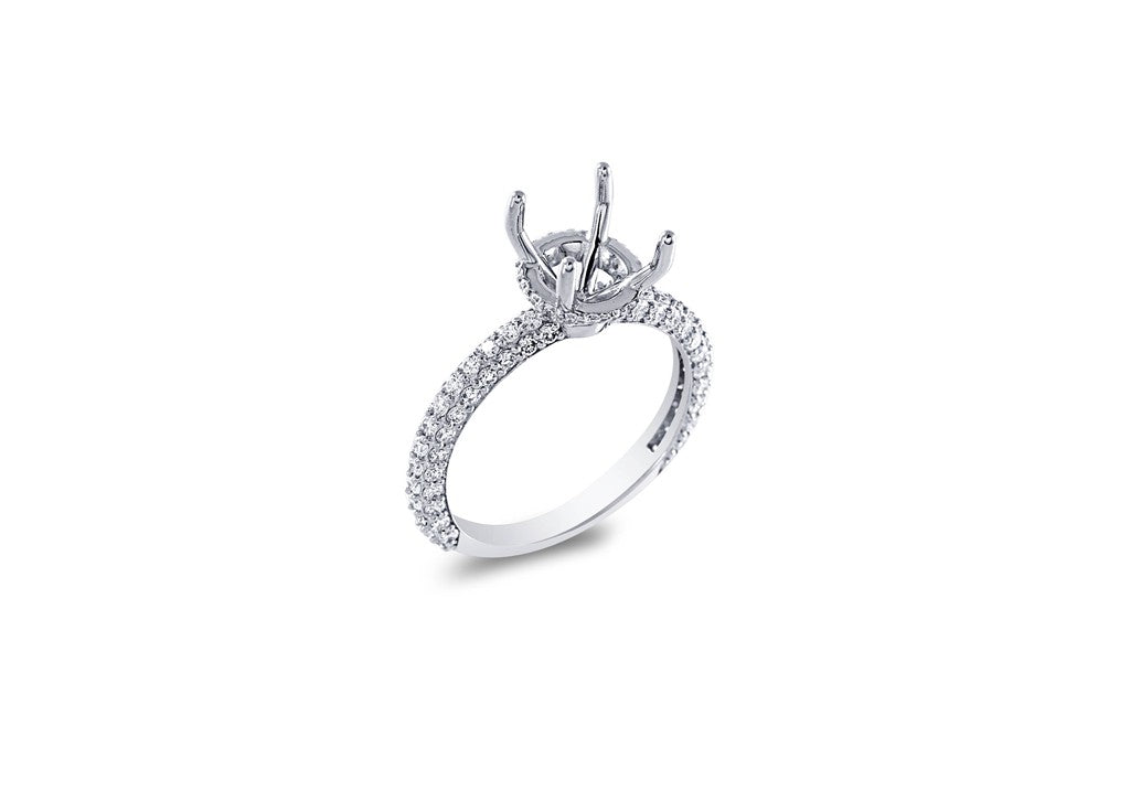Diamond Semi Mount Engagement Ring
