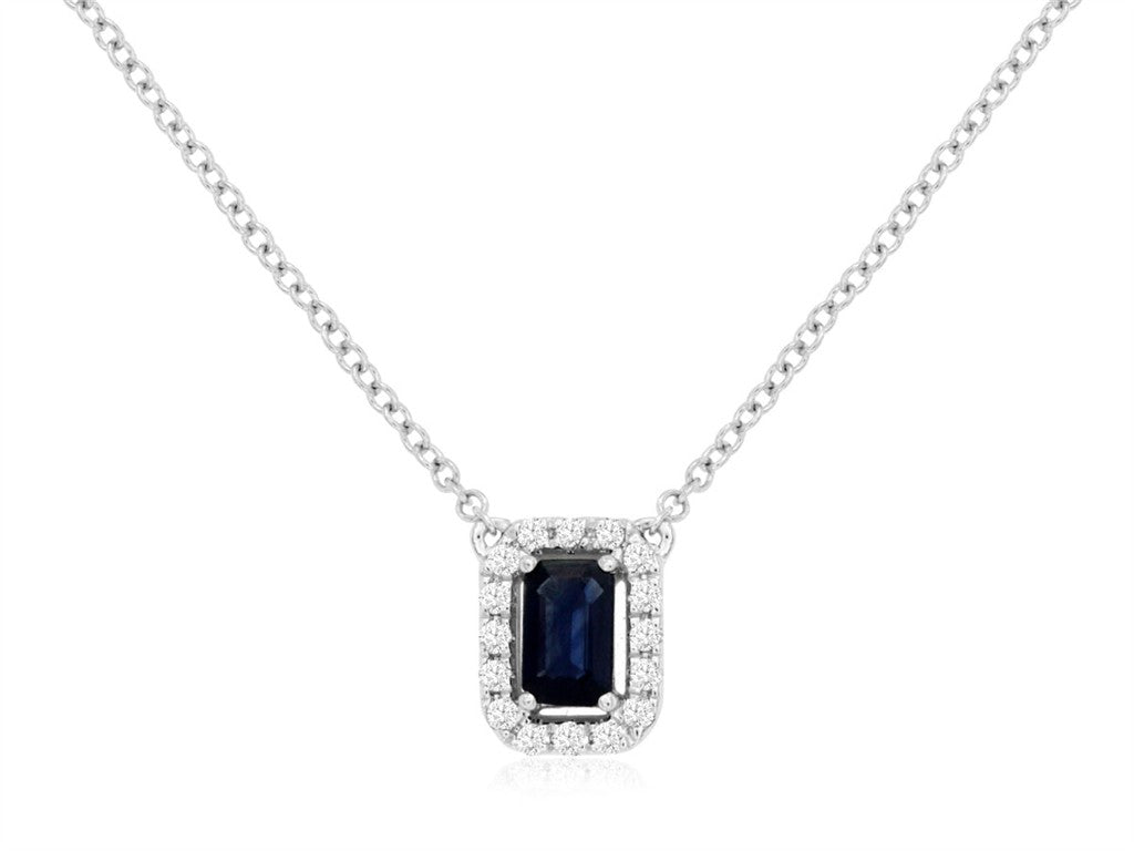 Sapphire & Diamond Pendant