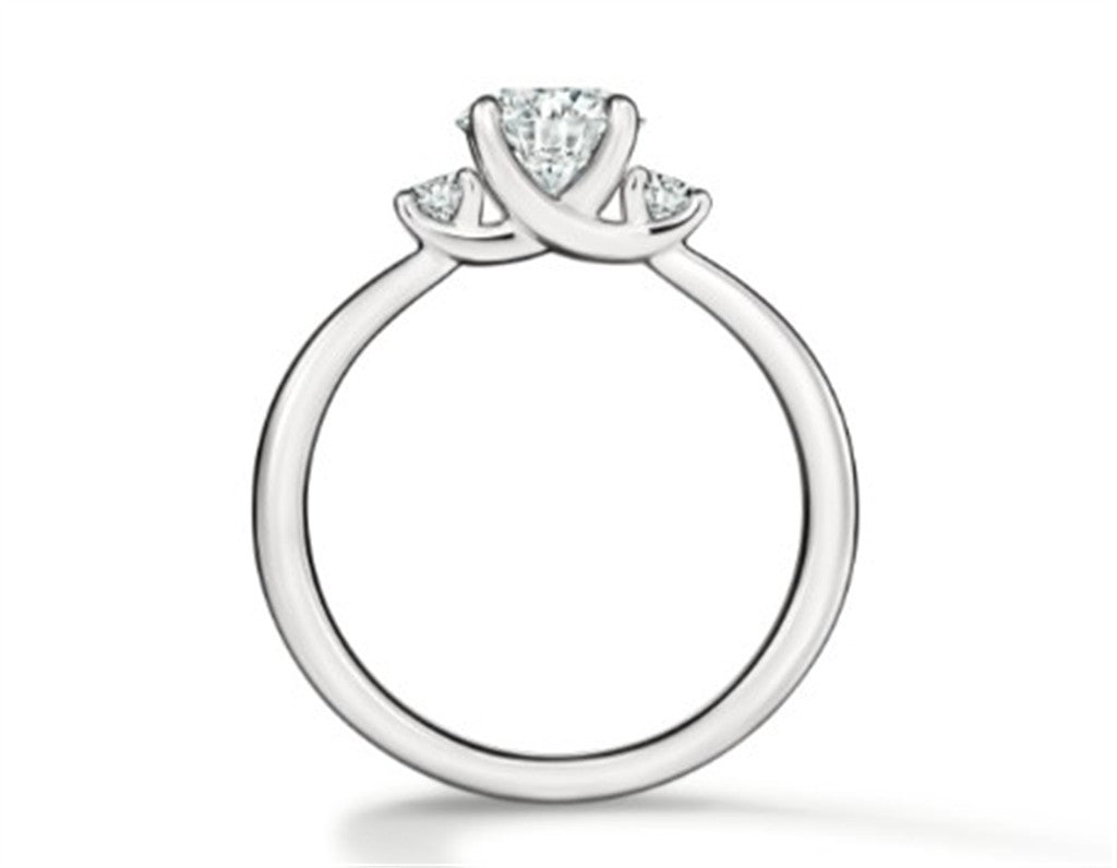 Hearts on Fire Vela 3 Stone Ring