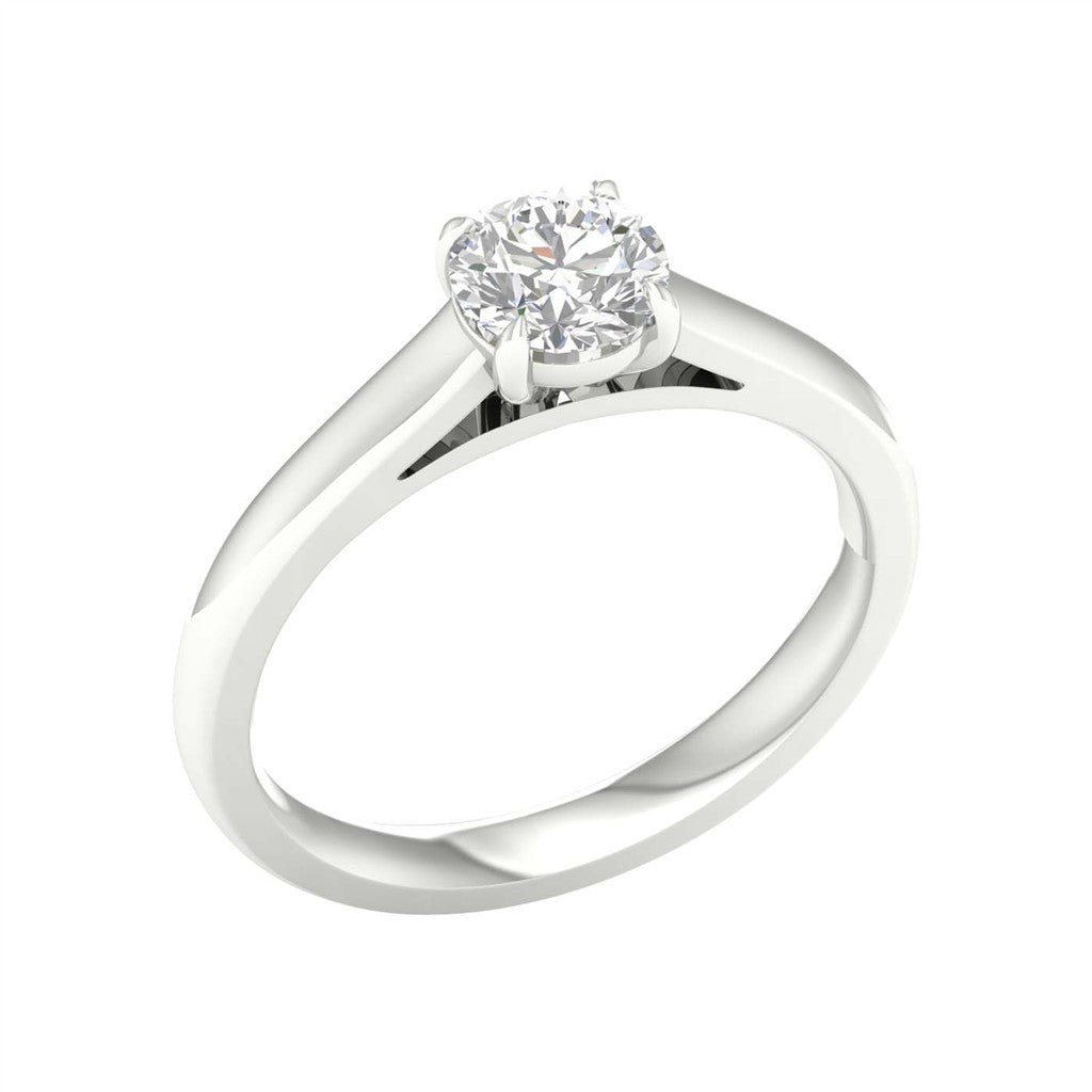 Lab Grown Solitaire Engagement Ring