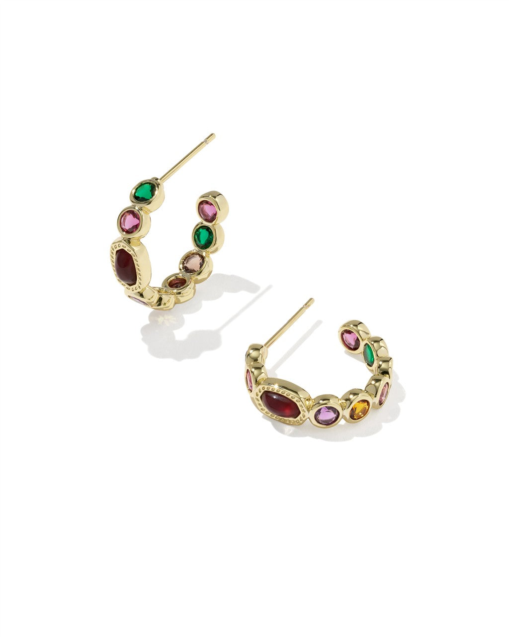 Mini Elisa Tennis Huggie Earrings