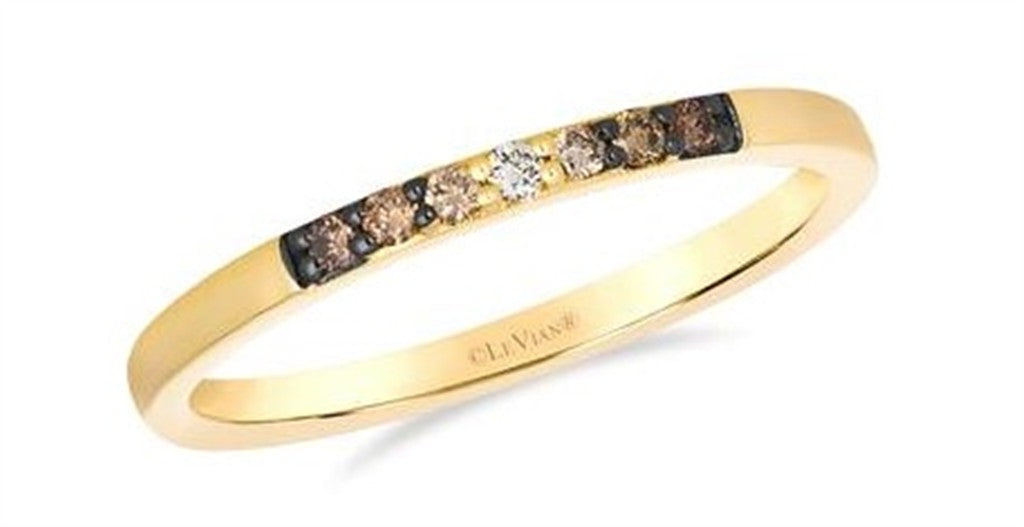 Chocolate Ombre Diamond Ring
